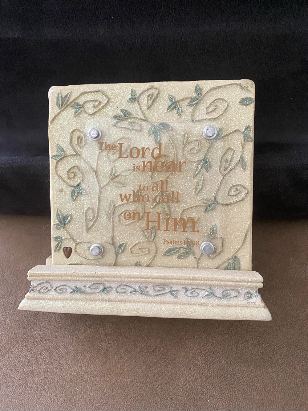 Karen Hahn 2003 The Lord Is Near To All Who Call On Him Stand 5”x 5”